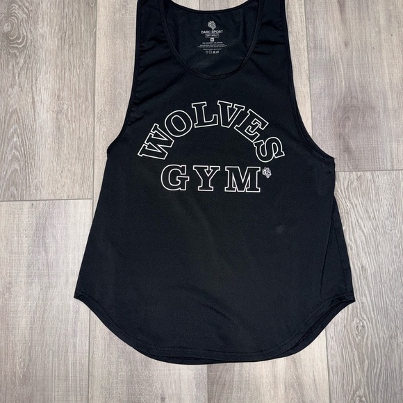 Darc Sport Wolves Gym Black Tank Top - Picture 4 of 7